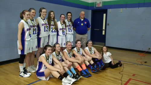 Briers Juvenile Girls win GOLD at Blessed Sacrament  Tournament 